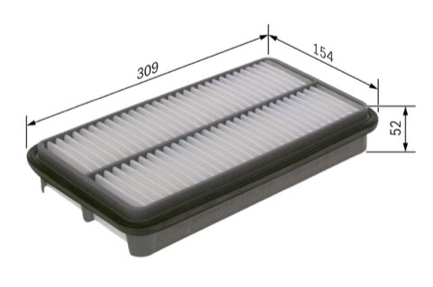 Bosch F 026 400 038 Air Filter, photo 2
