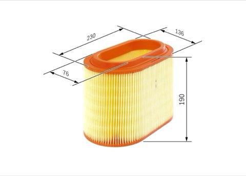 Bosch F 026 400 046 Air Filter, photo 2