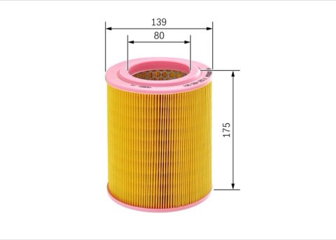 Bosch F 026 400 061 Air Filter, photo 2