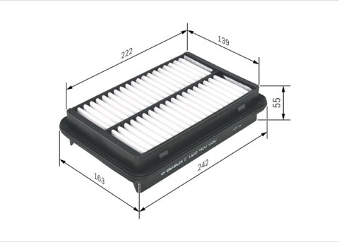 Bosch F 026 400 090 Air Filter, photo 2