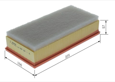Bosch F 026 400 100 Air Filter, photo 2