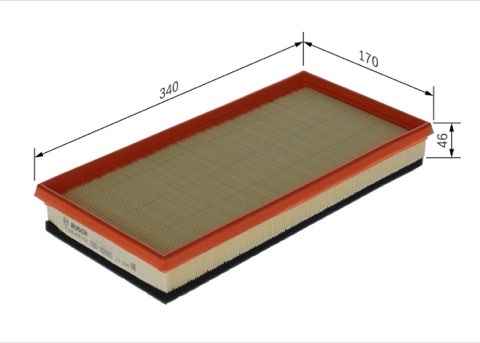 Bosch F 026 400 112 Air Filter, photo 2