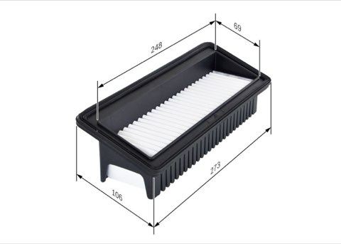 Bosch F 026 400 128 Air Filter, photo 2