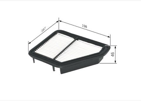 Bosch F 026 400 132 Air Filter, photo 2