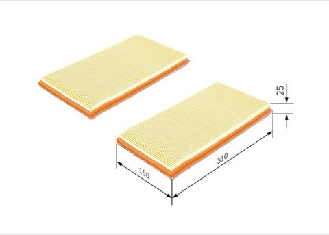 Bosch F 026 400 152 Air Filter, photo 2