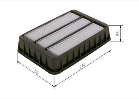 Bosch F 026 400 200 Air Filter, photo 2