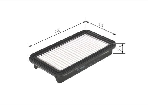 Bosch F 026 400 201 Air Filter, photo 2