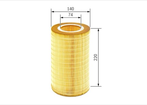 Bosch F 026 400 204 Air Filter, photo 2