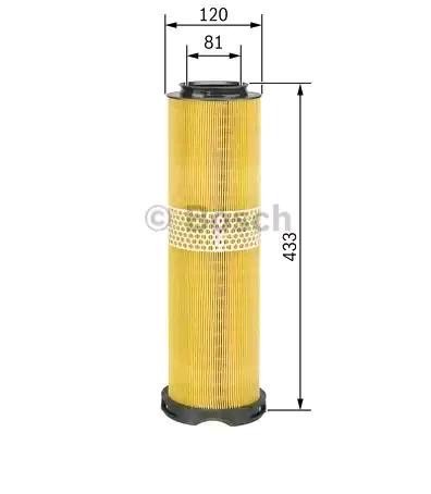 Bosch F 026 400 205 Air Filter, photo 2