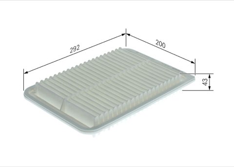 Bosch F 026 400 218 Air Filter, photo 2
