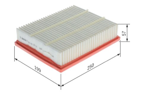 Bosch F 026 400 234 Air Filter, photo 2