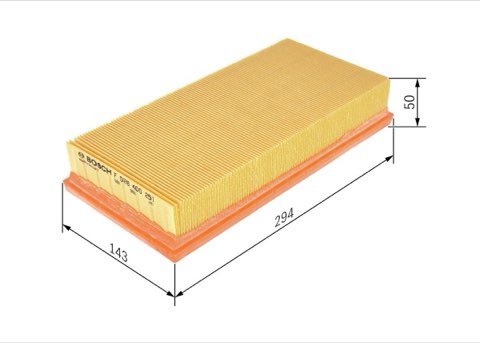 Bosch F 026 400 251 Air Filter, photo 2