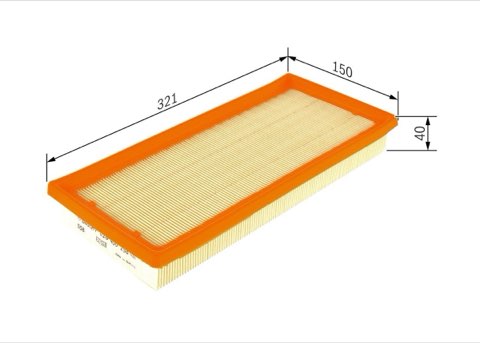 Bosch F 026 400 258 Air Filter, photo 2