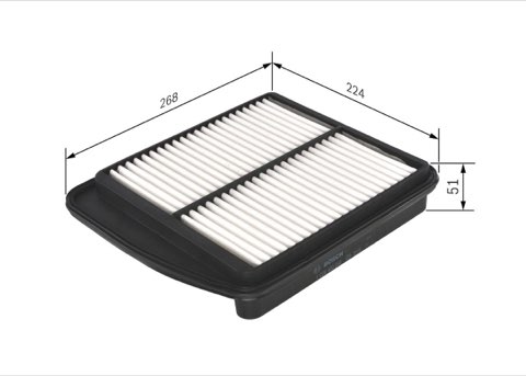 Bosch F 026 400 293 Air Filter, photo 2