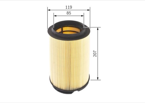 Bosch F 026 400 299 Air Filter, photo 2