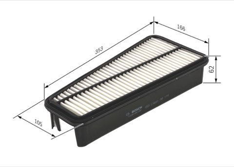 Bosch F 026 400 302 Air Filter, photo 2