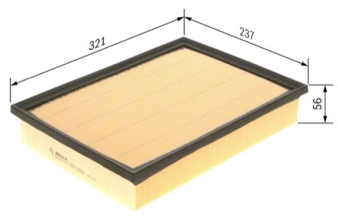 Bosch F 026 400 303 Air Filter, photo 2