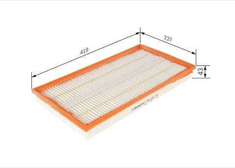 Bosch F 026 400 312 Air Filter, photo 3