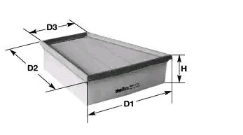 Bosch F 026 400 324 Air Filter, photo 3