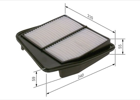Bosch F 026 400 357 Air Filter, photo 2