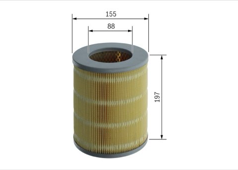 Bosch F 026 400 383 Air Filter, photo 2