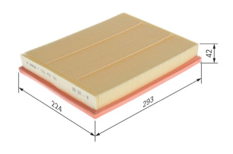 Bosch F 026 400 390 Air Filter, photo 3