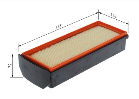 Bosch F 026 400 409 Air Filter, photo 3