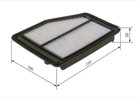 Bosch F 026 400 412 Air Filter, photo 2