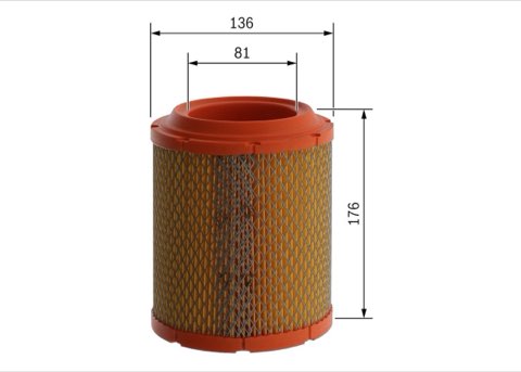 Bosch F 026 400 413 Air Filter, photo 2