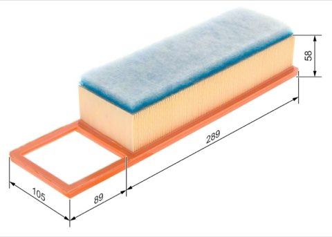Bosch F 026 400 428 Air Filter, photo 2