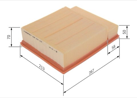 Bosch F 026 400 437 Air Filter, photo 2
