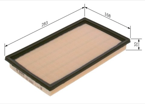 Bosch F 026 400 454 Air Filter, photo 2