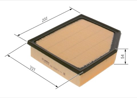 Bosch F 026 400 456 Air Filter, photo 2