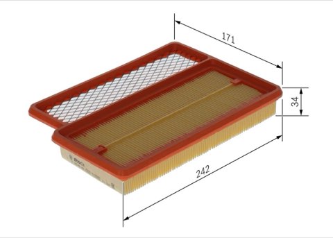 Bosch F 026 400 466 Air Filter, photo 2