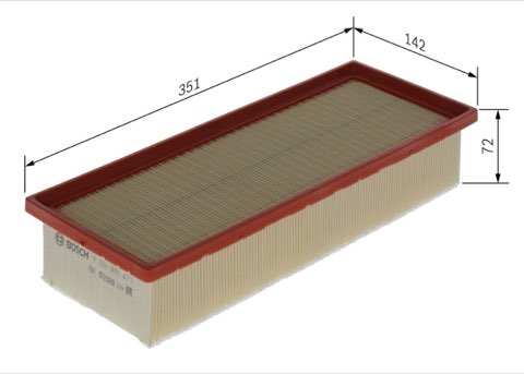 Bosch F 026 400 471 Air Filter, photo 2