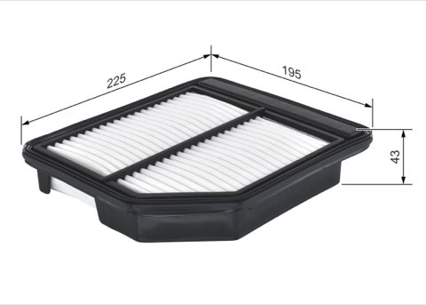 Bosch F 026 400 472 Air Filter, photo 2