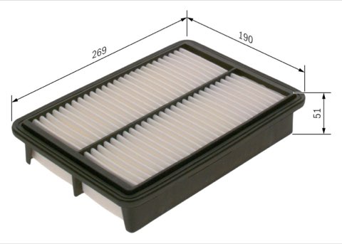 Bosch F 026 400 530 Air Filter, photo 2
