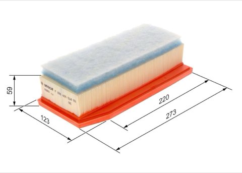 Bosch F 026 400 534 Air Filter, photo 2