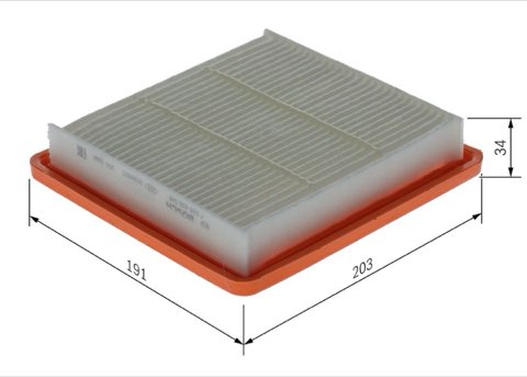 Bosch F 026 400 548 Air Filter, photo 2