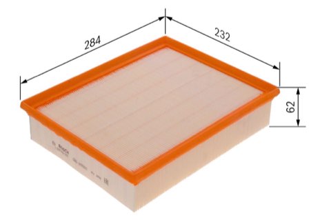 Bosch F 026 400 555 Air Filter, photo 2