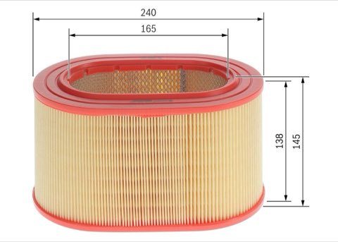 Bosch F 026 400 557 Air Filter, photo 2