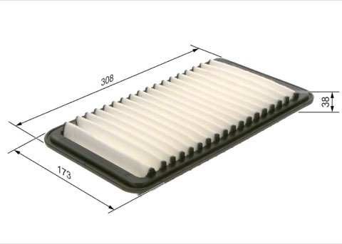 Bosch F 026 400 566 Air Filter, photo 2