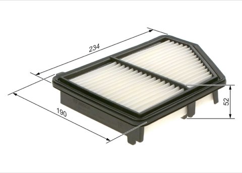 Bosch F 026 400 576 Air Filter, photo 2