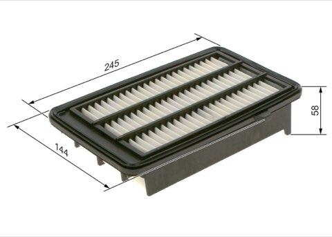 Bosch F 026 400 579 Air Filter, photo 2