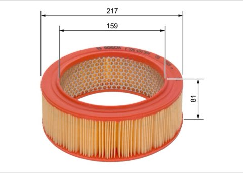 Bosch F 026 400 594 Air Filter, photo 2