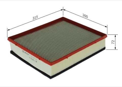 Bosch F 026 400 609 Air Filter, photo 2