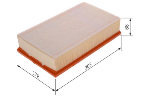 Bosch F 026 400 612 Air Filter, photo 2