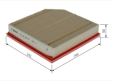 Bosch F 026 400 632 Air Filter, photo 2