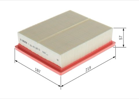 Bosch F 026 400 669 Air Filter, photo 2