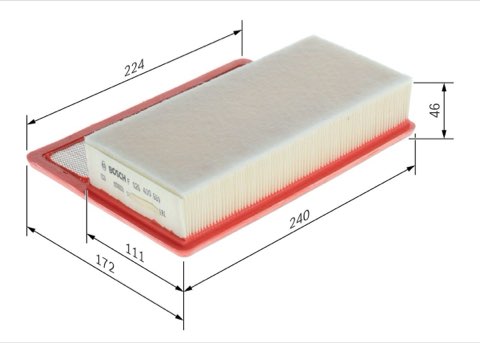 Bosch F 026 400 680 Air Filter, photo 2
